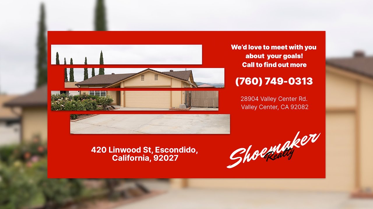 420 LINWOOD ST, ESCONDIDO, CA 92027 | SHOEMAKER REALTY