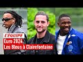 Euro 2024 - L'arrivée de l'équipe de France à Clairefontaine