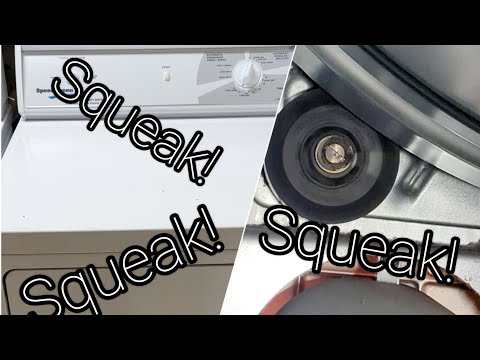 Speedqueen dryer roller replacement (loud dryer repair)