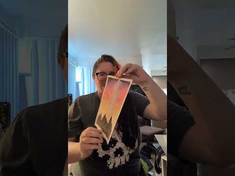 untitled, 04/01/2018. an attempt at the Milky Way. #artreveal #watercolor  #watercolorpainting