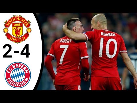 Manchester United vs Bayern Munich 2-4 (agg) Highlights & Goals - Quarter-finals | UCL 2013/2014