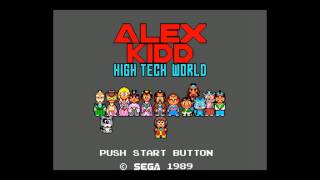 Alex Kidd: High Tech World (Master System PSG) - BGM 02: Introduction Theme