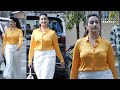 Anchor Manjusha Visuals At Aa Okkati Adakku Teaser Launch Event TFPC