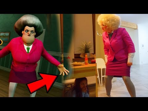 THE NEW EVIL TEACHER GAME "SCARY TEACHER" IN REAL LIFE!! - AMAZING AND SCARY!!
