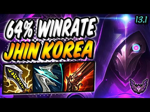 Jhin ADC vs Ashe / Korea Master / Patch 13.1 / Season 13  [ 14 / 2 / 12 ] ⚡