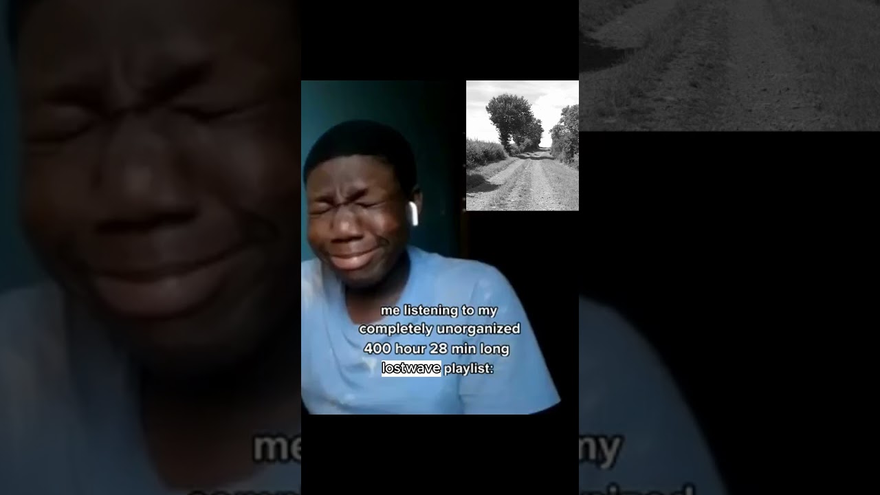 Me listening to my unorganized lostwave playlist #shorts #memes #meme #lostwave #lostmedia #tiktok