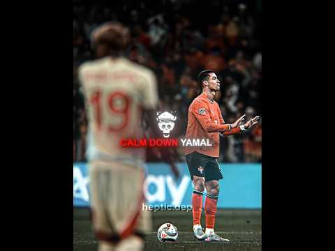 Ronaldo's Response To Lamine Yamal 🥶🐐