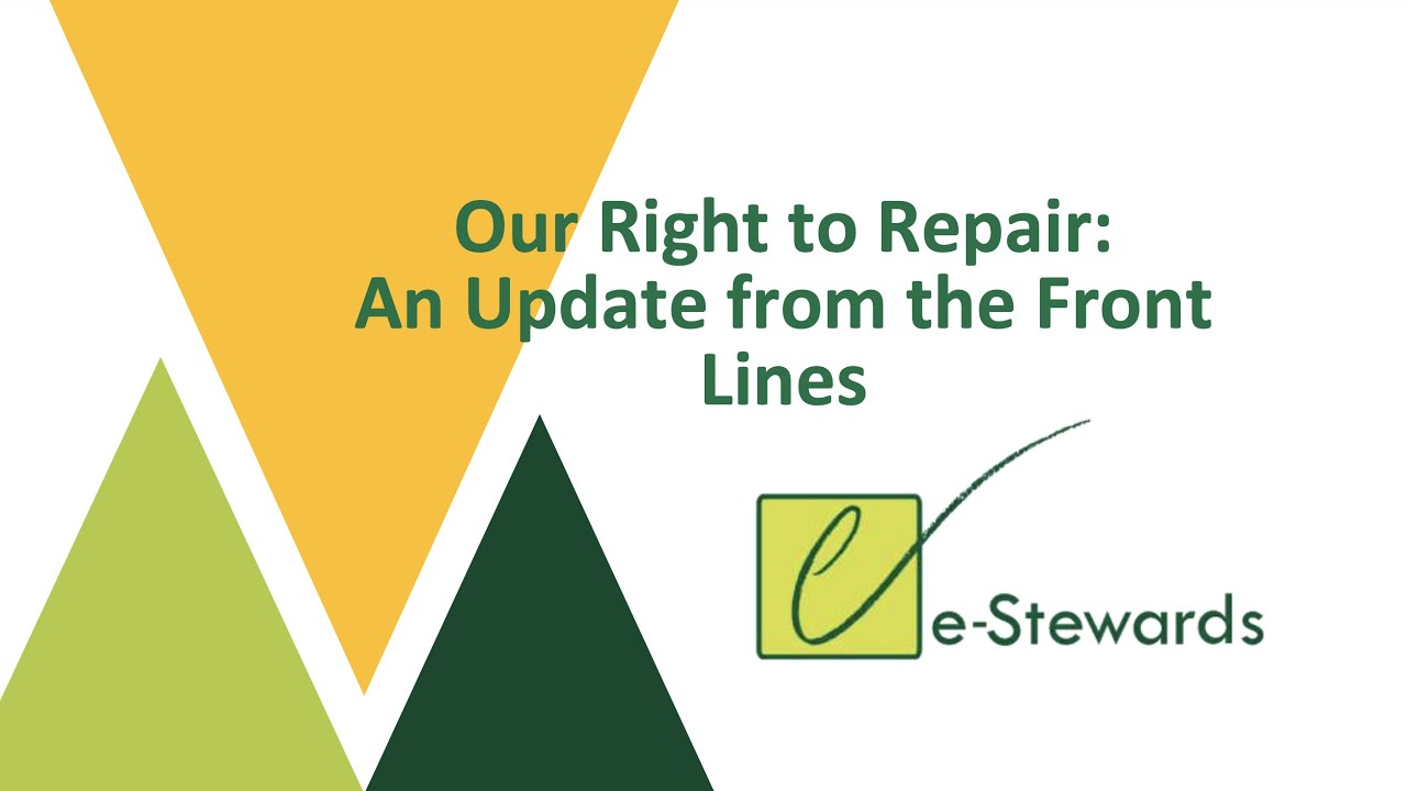 Our Right to Repair: An Update from the Front Lines