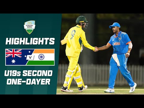 Australia v India | U19 Series | Second One-Dayer