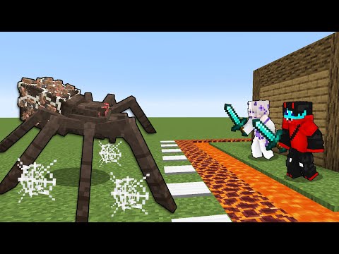 PepeSan TV - Mutant Spider VS The Most Secure House | Minecraft