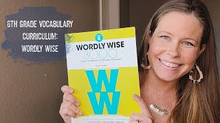 6TH GRADE VOCABULARY CURRICULUM: WORDLY WISE FLIP THROUGH