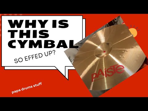 Paiste Cymbal Disaster! Really Poor Amazon Seller Experience - No words! Unbelievable Experience 😤
