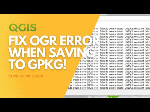 Fix that OGR error when saving to gpkg in QGIS
