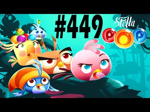 Angry Birds Stella Pop Level-449 Luca's Treehouse Walkthrough For Android & iOS