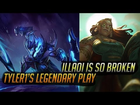 TYLER1'S LEGENDARY DRAVEN PLAY l ILLAOI IS SO BROKEN l LOL MOMENTS