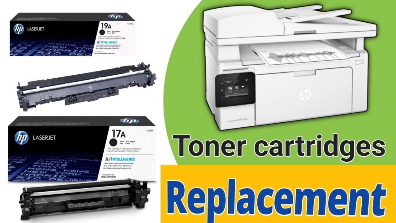 Hp laserjet m102 printer cartridge replacement.toner 17A drum 19A new installation 2022.hp printer.