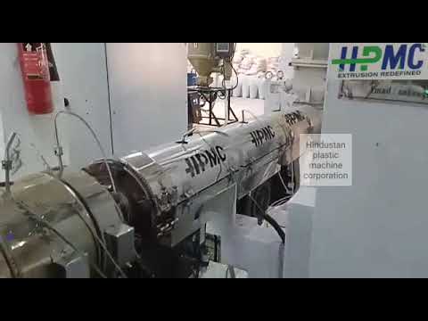 HDPE PIPE EXTRUSION LINE MACHINE BY HPMC DELHI UPTO 110 MM