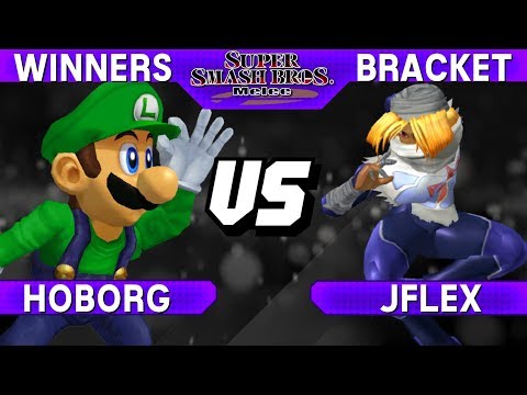Smash Melee - Hoborg (Luigi) vs Jflex (Sheik) - Major Flavor Winners Bracket