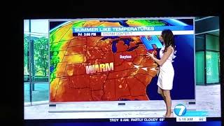 Britley Ritz weather update for Dayton, Ohio whio t.v.