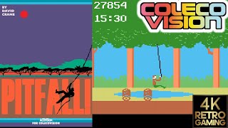 Pitfall Colecovision 4k Gameplay