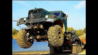 На дыбах! Опрокунул грузовик! Автоприколы с грузовиками