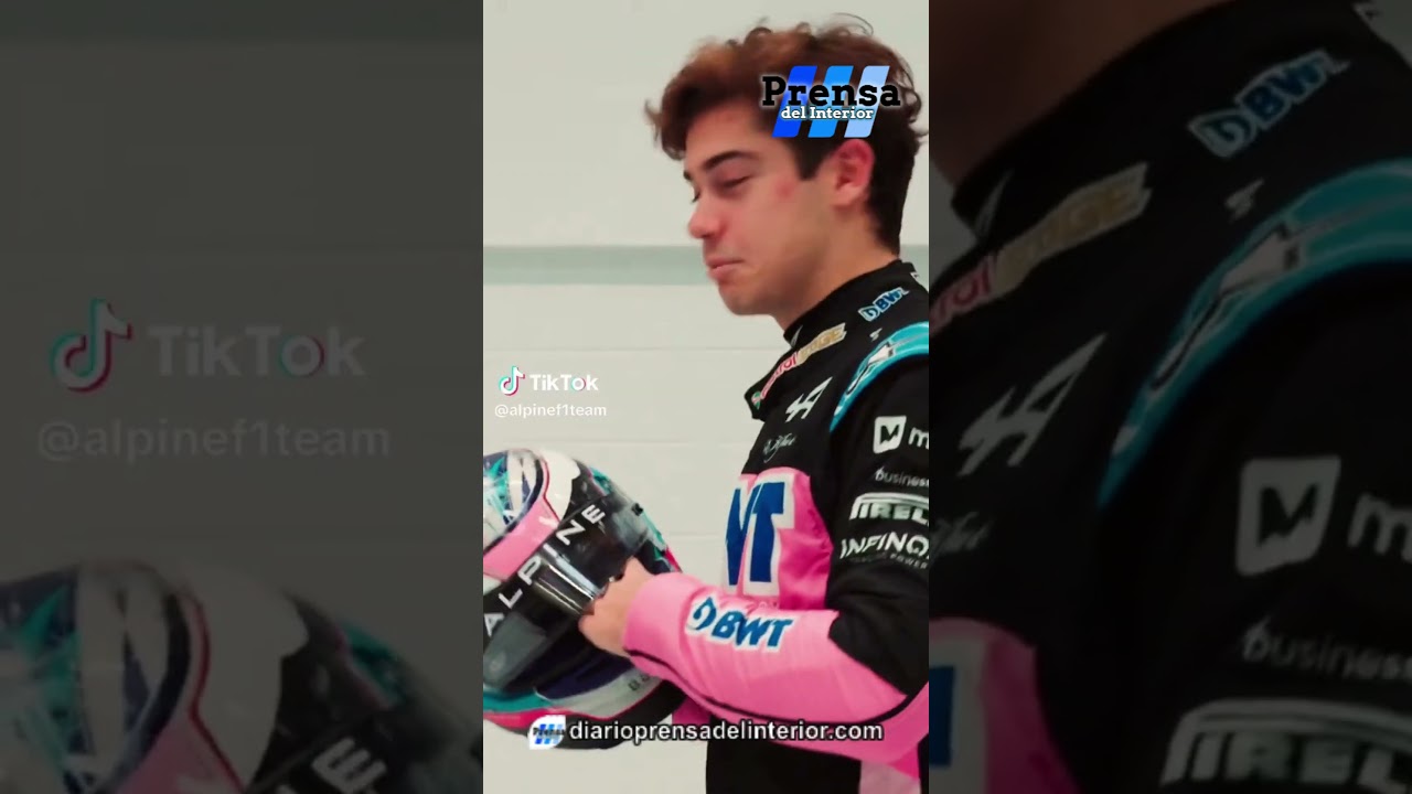 PRIMERAS FOTOS Y VIDEO DE FRANCO COLAPINTO VESTIDO CON EL BUZO ANTIFLAMA Y EL CASCO DE ALPINE