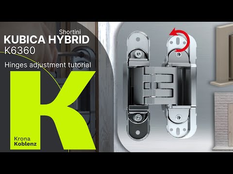 KUBICA HYBRID K6360 38 петля скрытая универсальная асимметричная