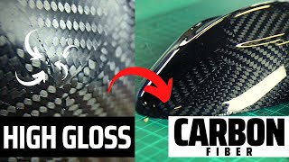 Carbon Fiber Pinhole Repair - Get High Gloss Mirror Finish Easy
