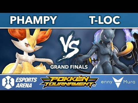 Phampy (Braixen) vs L|U T-Loc (Shadow Mewtwo) - eSports Arena Pokken Open 1.0 GF