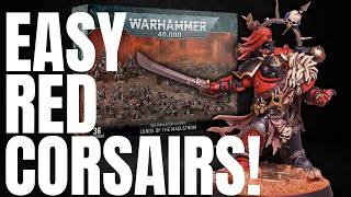 Quick and Easy Red Corsairs!
