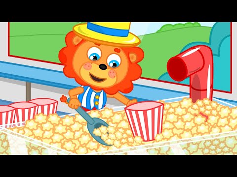 Aslan Yavrusu | Patlamış mısırlı havuz | Çocuklar için çizgi film