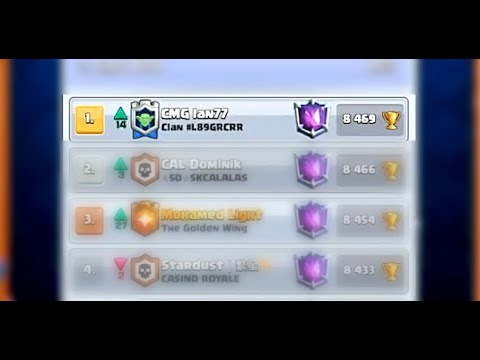 ian77 Clash Royale top 1 in the world mission Impossible