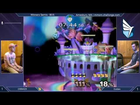 MMOM166 SSBM - GWM420 (Fox) vs. Golden (C. Falcon) - Melee WSF