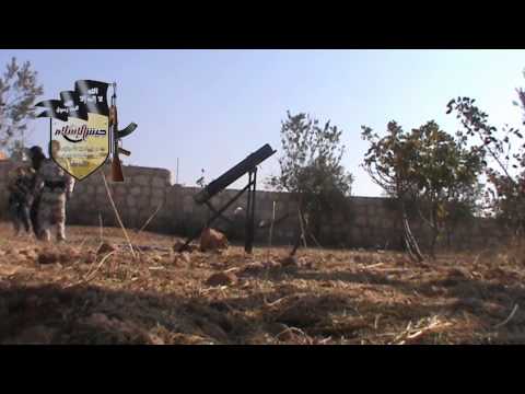 استهداف تجمعات قوات النظام في تلة الإف إم في محيط اللواء 80 في ريف حلب بواسطة صواريخ محلية الصنع من قبل جيش الإسلام