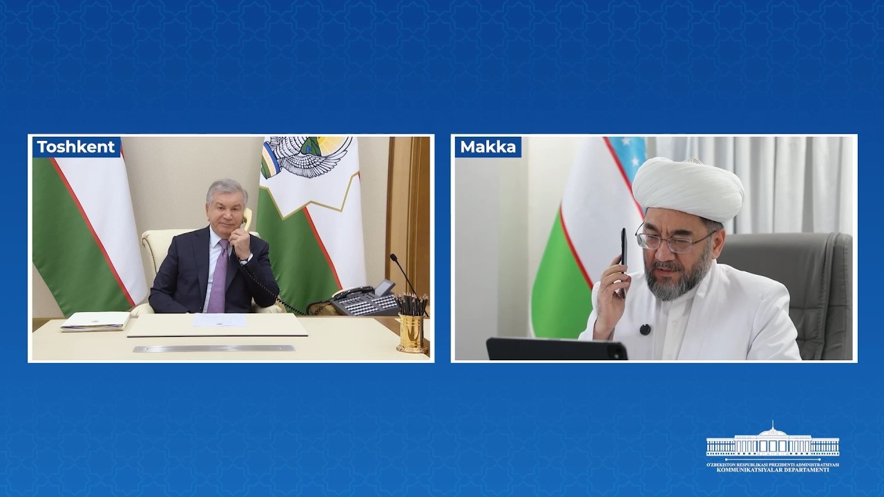 Prezident Shavkat Mirziyoyev shayx Nuriddin Xoliqnazar bilan telefon orqali muloqot qildi.