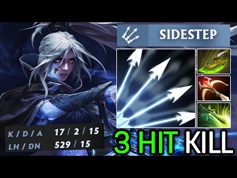 Power of Physical Build Insane Multishot Damage Drow Ranger 3 Hit Kill Dota 2