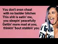 Cardi B - Thru Your Phone -  Lyrics