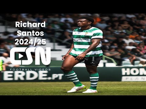 Richard Santos (Leça FC) - Goals, Assists & Defending 2024/25 | HD