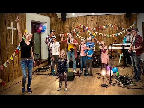 Kinderlobpreis – Christliche Kinderlieder & Lobpreis (55 Minuten Worship)