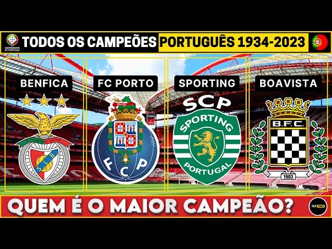 🏆 TODOS OS CAMPEÕES DO CAMPEONATO DE PORTUGAL 1934-2023 ATUALIZADO | CAMPEONATO PORTUGUÊS ⚽