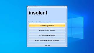 How To Use Vocab Test Study Software