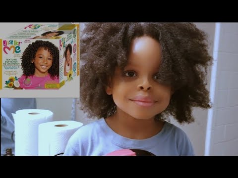 How to use JUST FOR ME Kids Hair Texture Softener | Hair care Routine