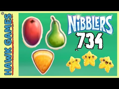 Fruit Nibblers Level 734 - 3 Stars Walkthrough, No Boosters