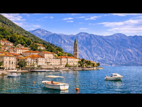 Пешеходная экскурсия по Пераста 🇲🇪 | Тихий уголок Которского залива | 4K