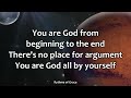 You Are God (Lyrics) - Nathaniel Bassey ft Chigozie Achugo
