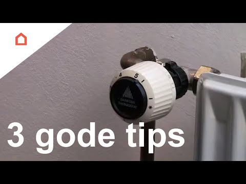 Sådan får du varme i radiatoren igen