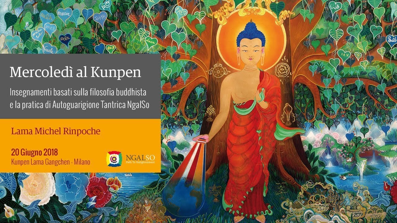 Teachings on Wednesday with Lama Michel Rinpoche at Kunpen Milan