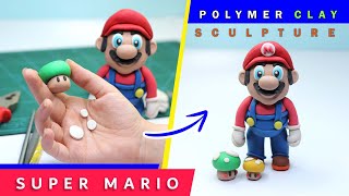 Sclupting Super Mario Bros with polymer clay, the full action figure sculpturing process