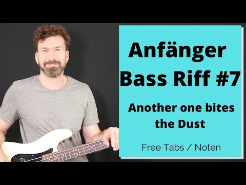 Bass lines you should know #7 - Another one bites the dust - Bass riff for beginners