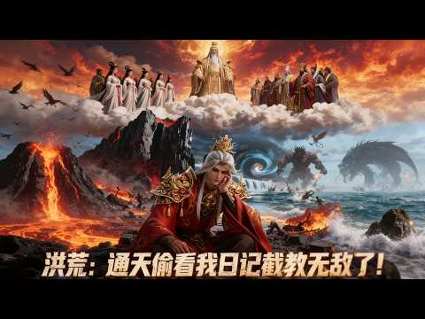 【FULL】《洪荒：通天偷看我日记截教无敌了》孽龙携日记闯洪荒，预言截教危局怒震圣人，救族护教镇三教，补天撑天启人族盛世！#原创动画 #漫画 #中文全集